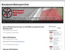 Tablet Screenshot of brandywinemotorsportclub.org